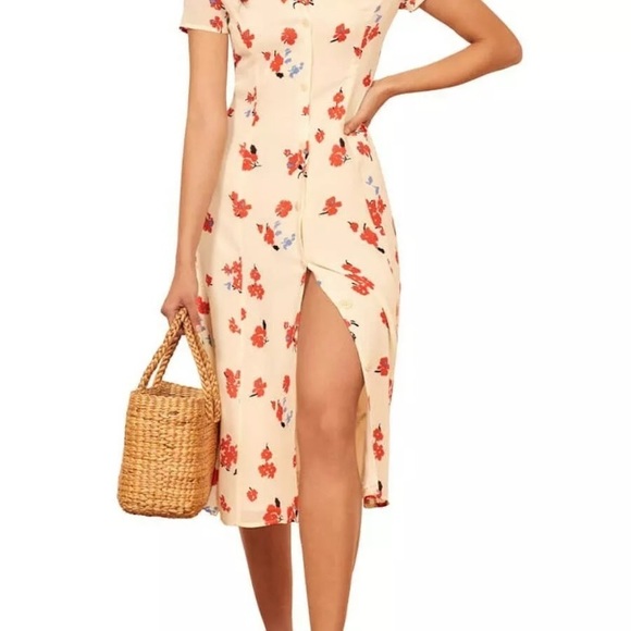Reformation -Sheila Floral Shirtdress - Picture 4 of 9
